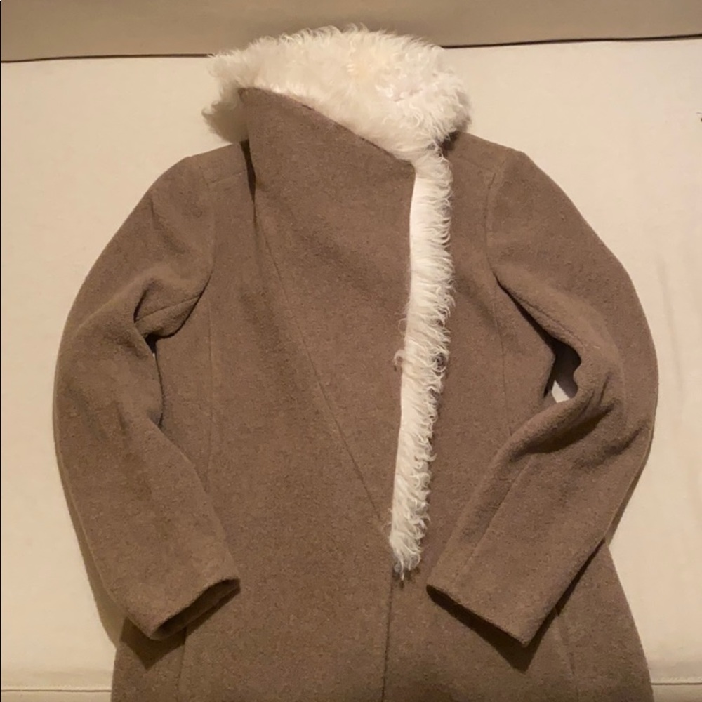Theory Women’s Wool Peacoat Jacket, Toscana Hair